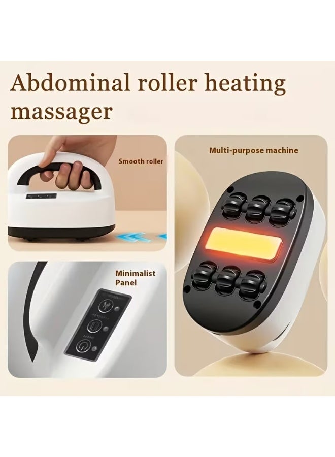 Heated 6D Roller Electric Massager – Deep Tissue Human-Like Massage with Multi-Level Heat, Menstrual Pain Relief, Muscle Relaxation and Blood Circulation Improvement, Home Portable Wellness Device - Image 4